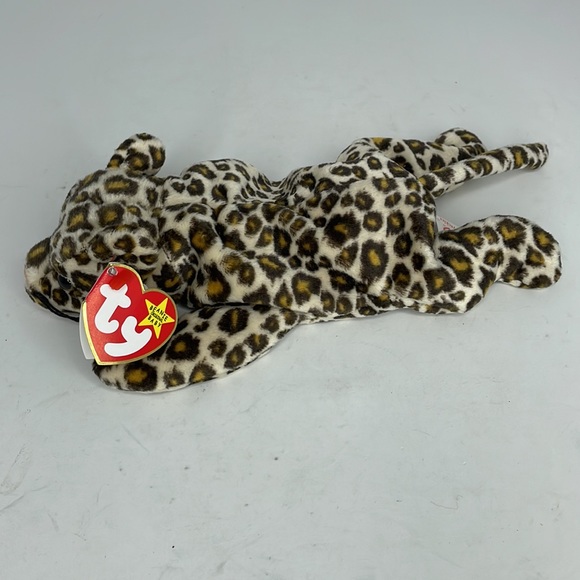 Vintage 1996 Freckles The Leopard Date of Birth June 3, 1996 TY Beanie Babies - Picture 4 of 9